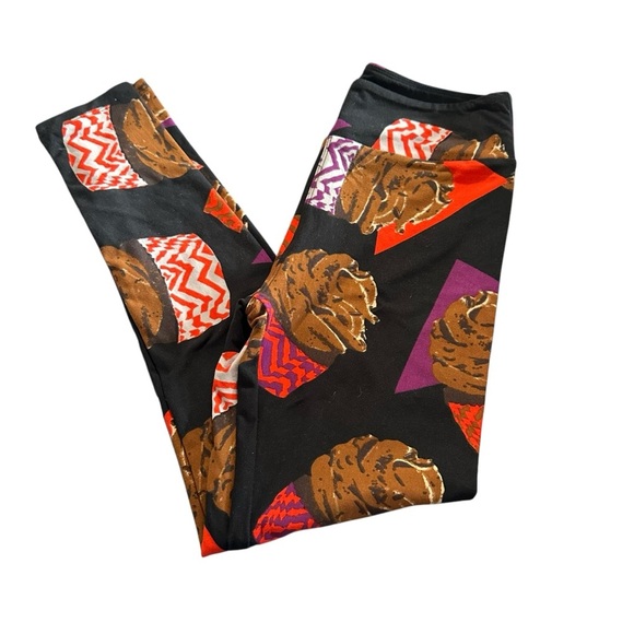 Lularoe womens OS (2-12) Cupcake Leggings New no tags - Picture 2 of 5